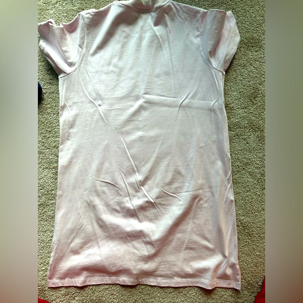 Adidas mid length size large barely worn . Baby pink color